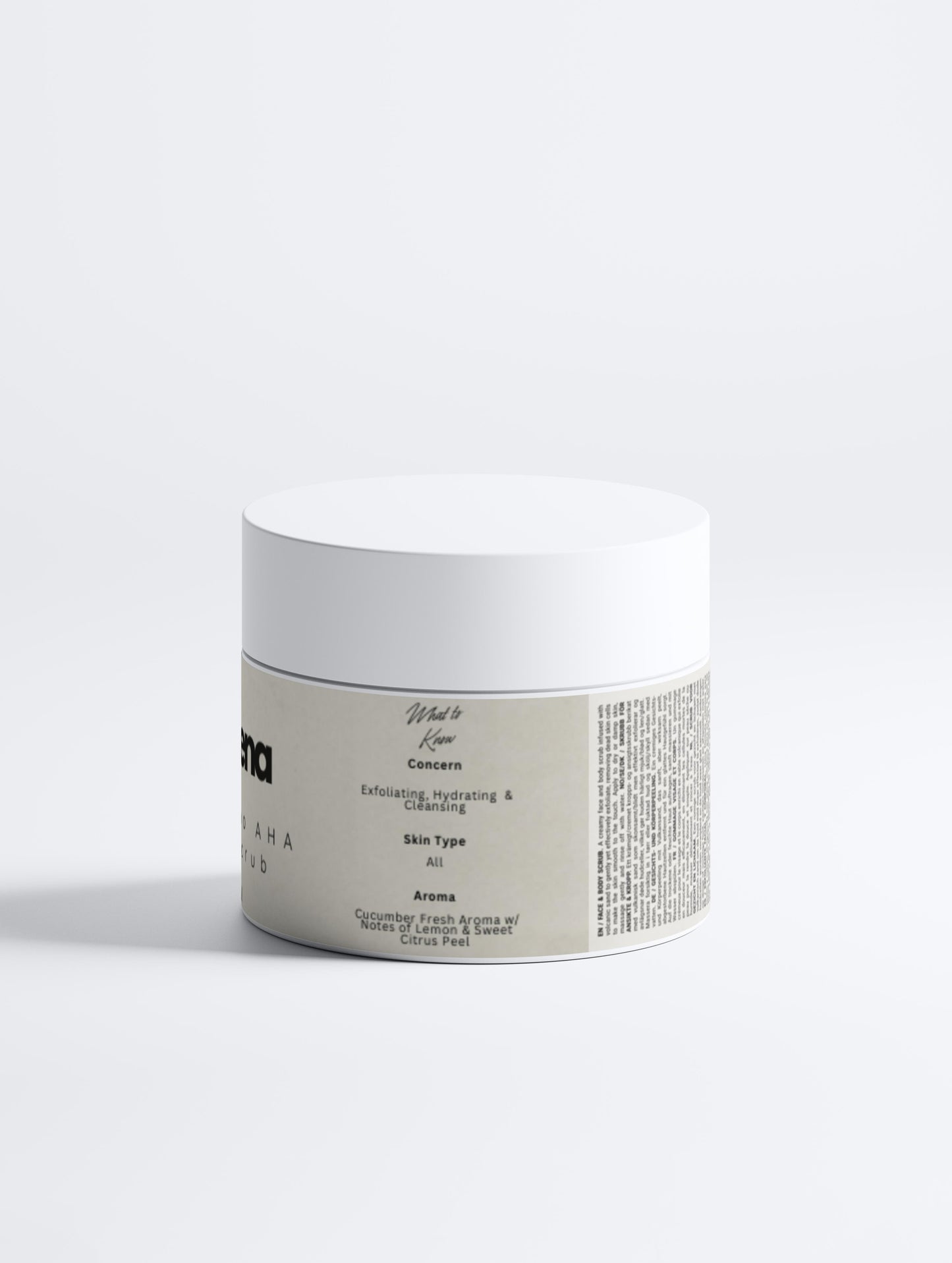 Infusedbynena Icelandic Volcano AHA Face & Body Scrub
