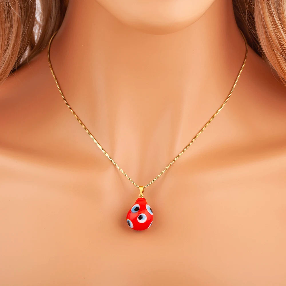 Ballon Evil Eye Necklace