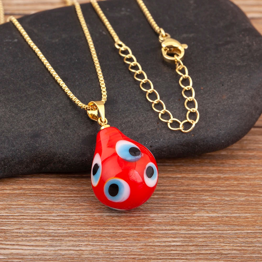 Ballon Evil Eye Necklace