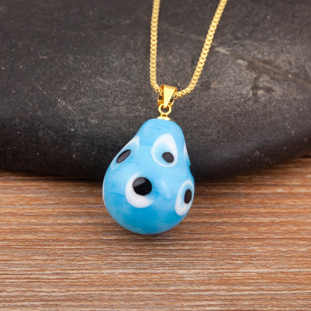 Ballon Evil Eye Necklace