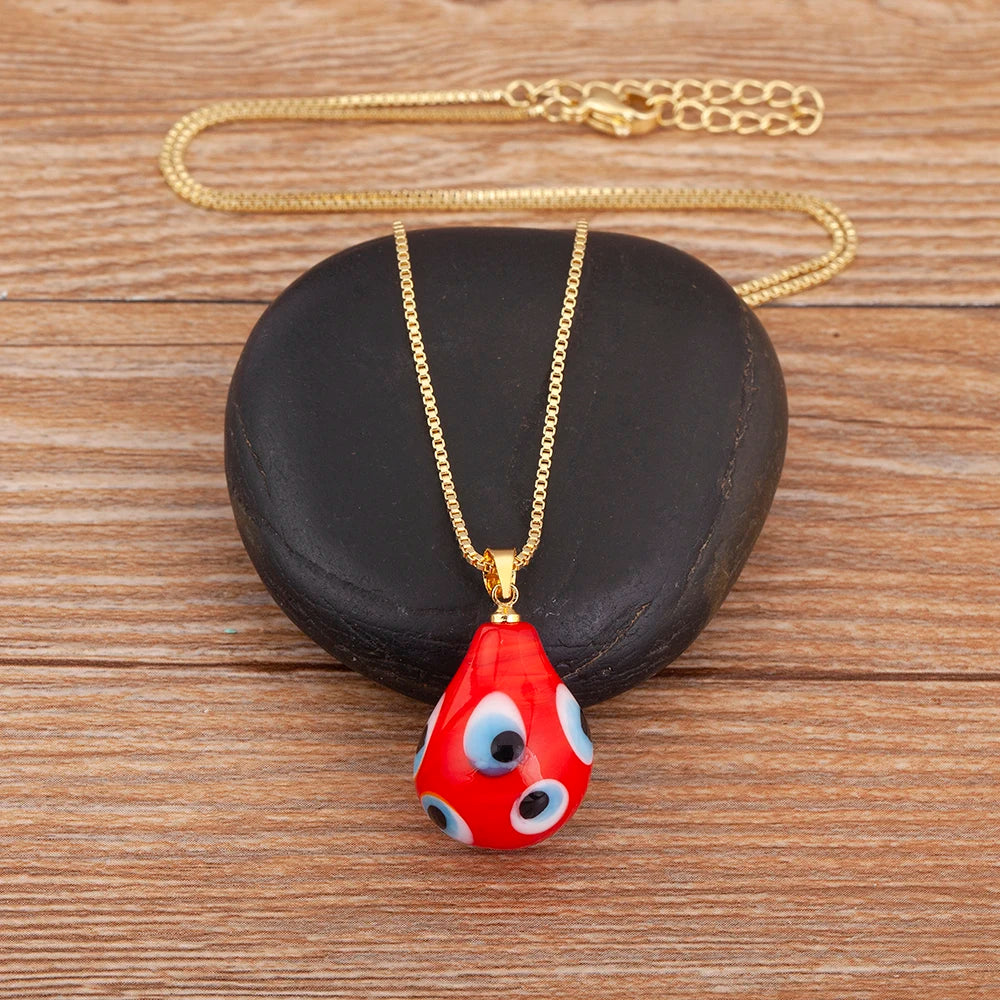 Ballon Evil Eye Necklace
