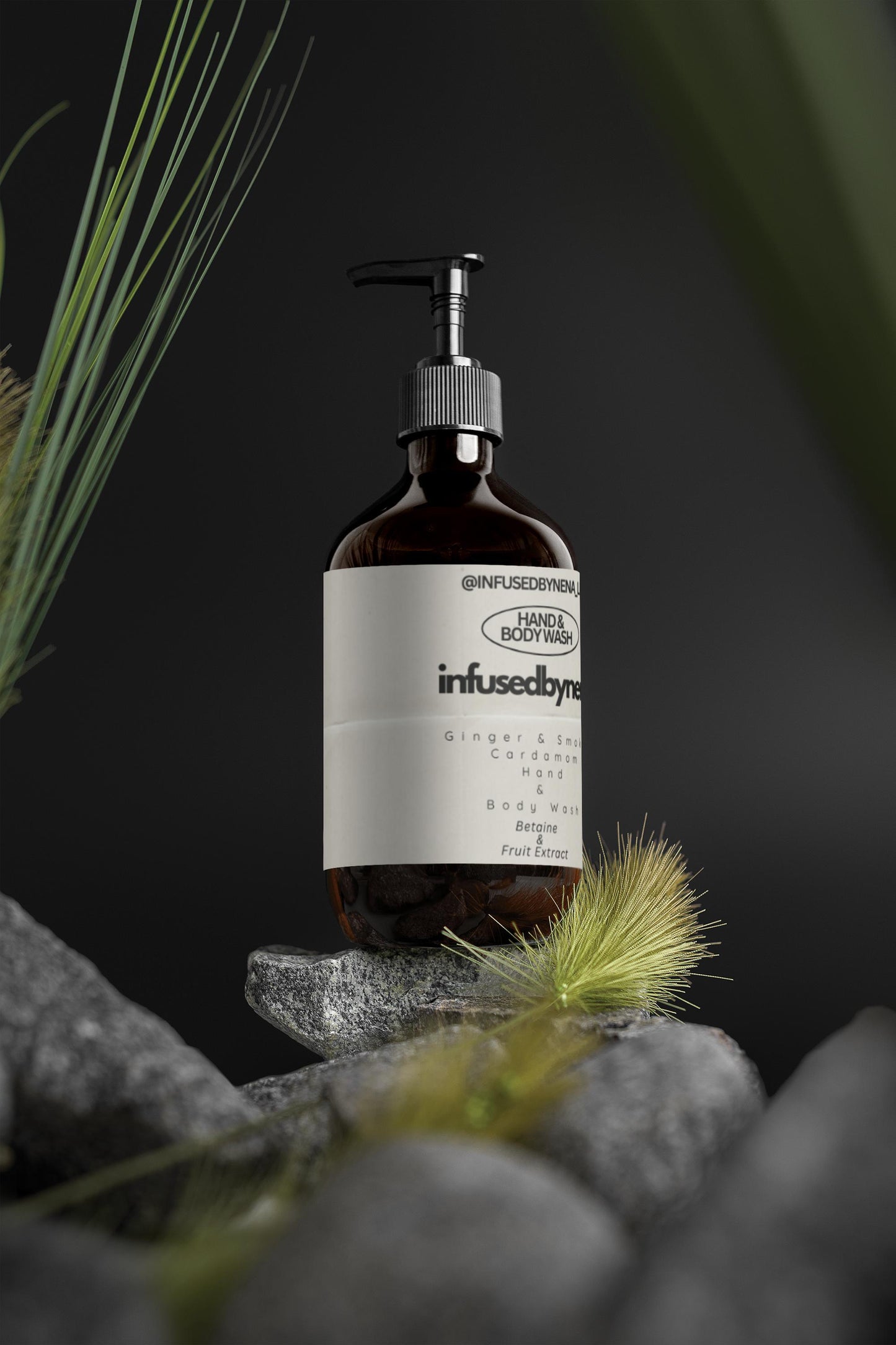 InfusedByNena's Hand & Body Wash - Ginger & Smoky Cardamom