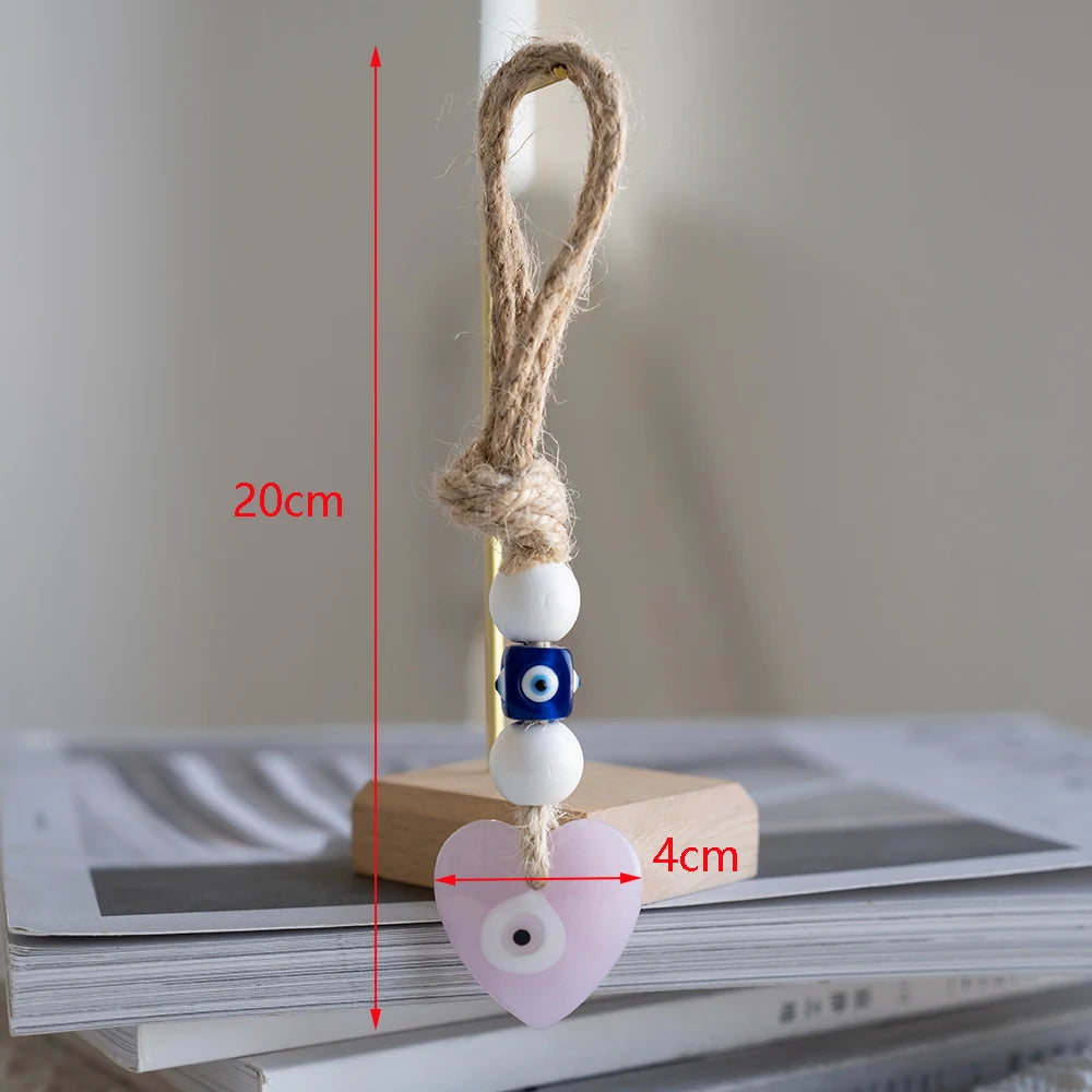 Rope Evil Eye Keychain