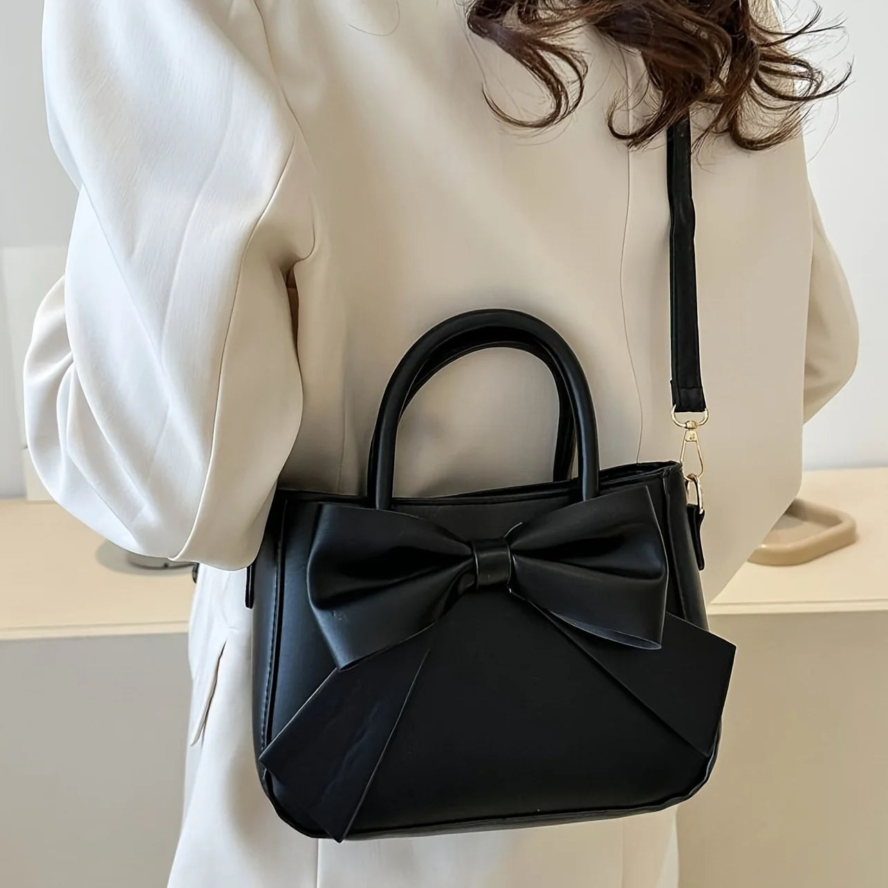The Silhouette Bow Handbag