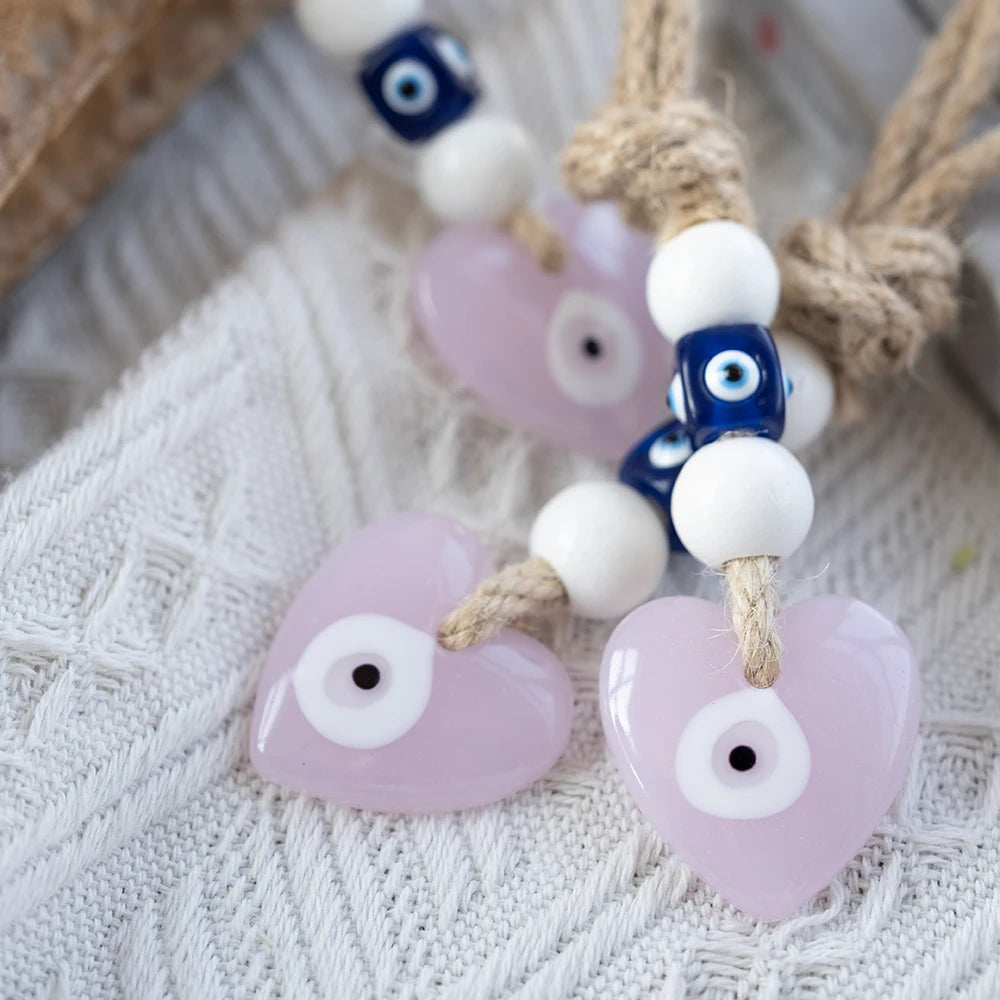 Rope Evil Eye Keychain