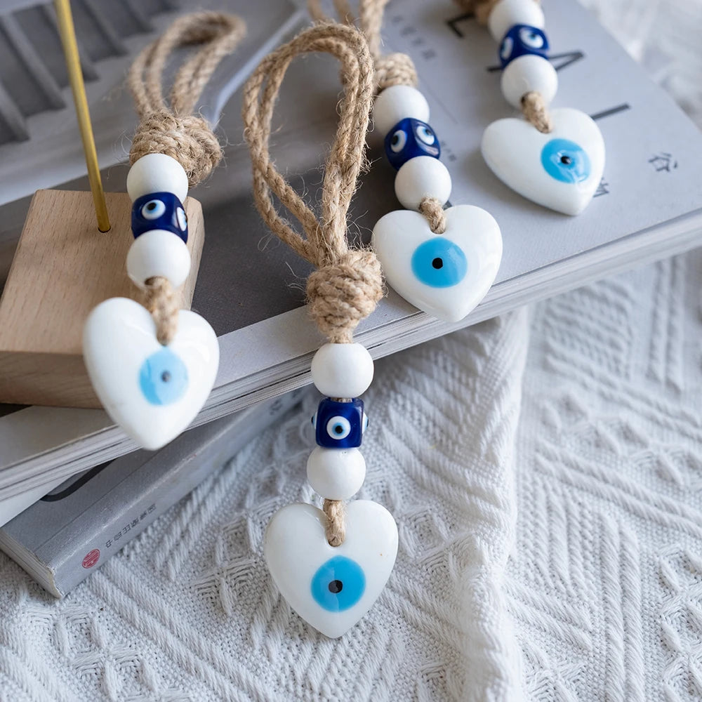 Rope Evil Eye Keychain