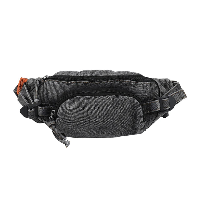 Denim Fanny Pack Inspired Crossbody