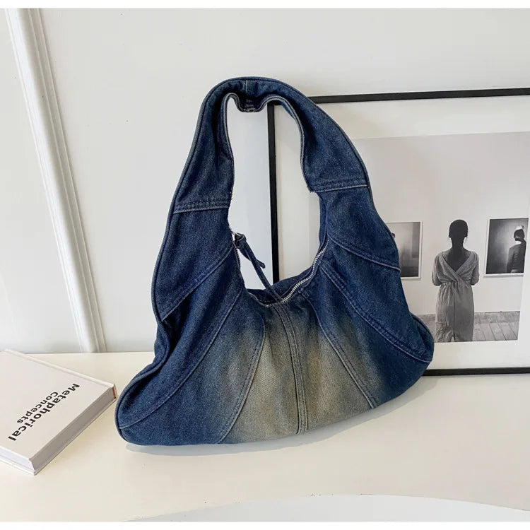 Vintage Denim Women's Handbag