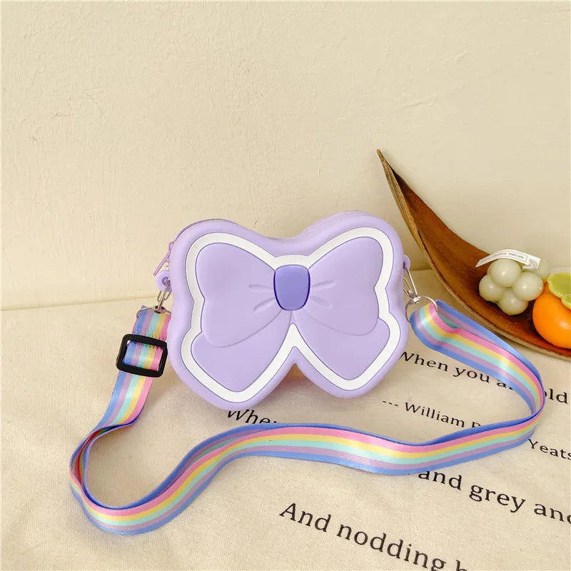 Girls Butterfly & Bow Crossbody
