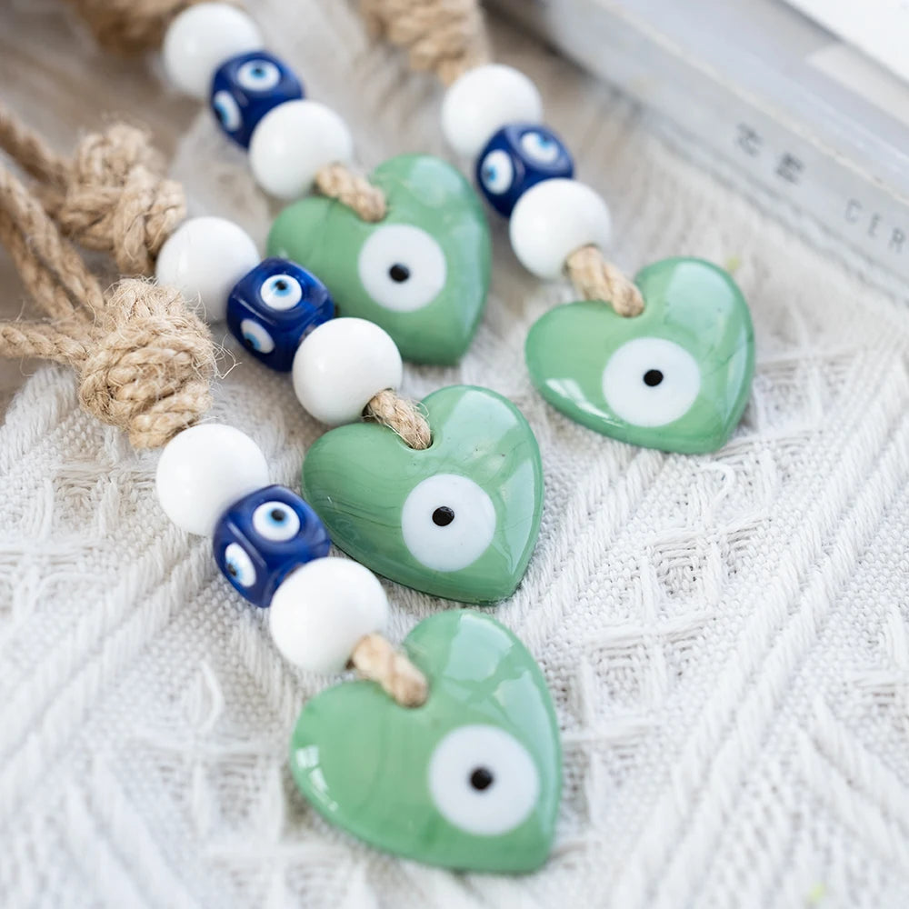Rope Evil Eye Keychain