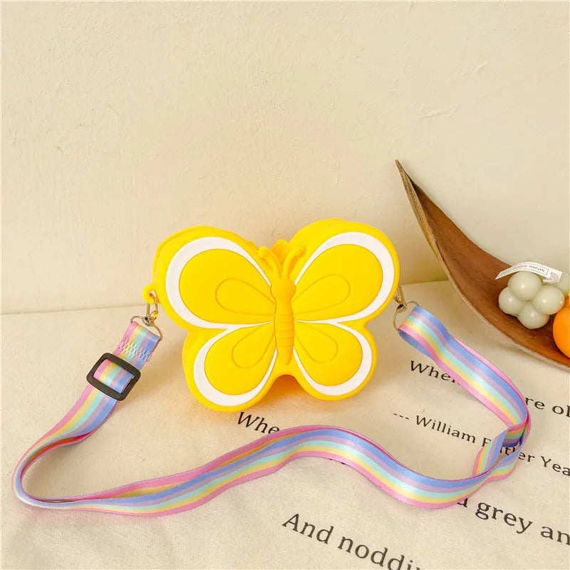 Girls Butterfly & Bow Crossbody