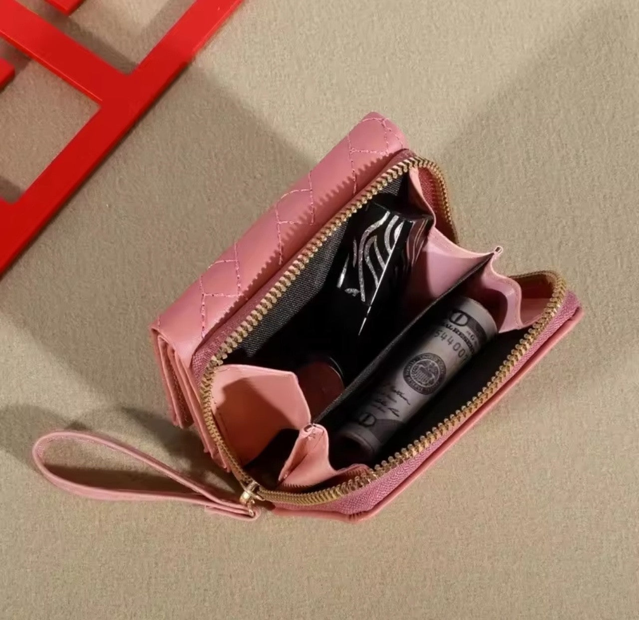 Pink Heart Wallet