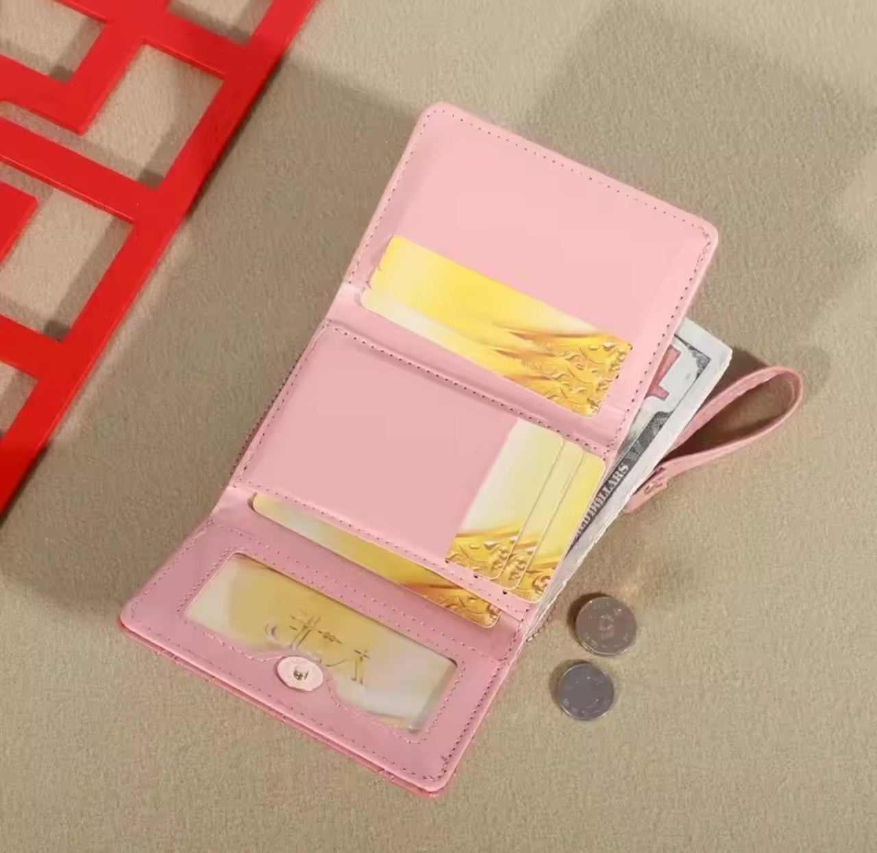 Pink Heart Wallet