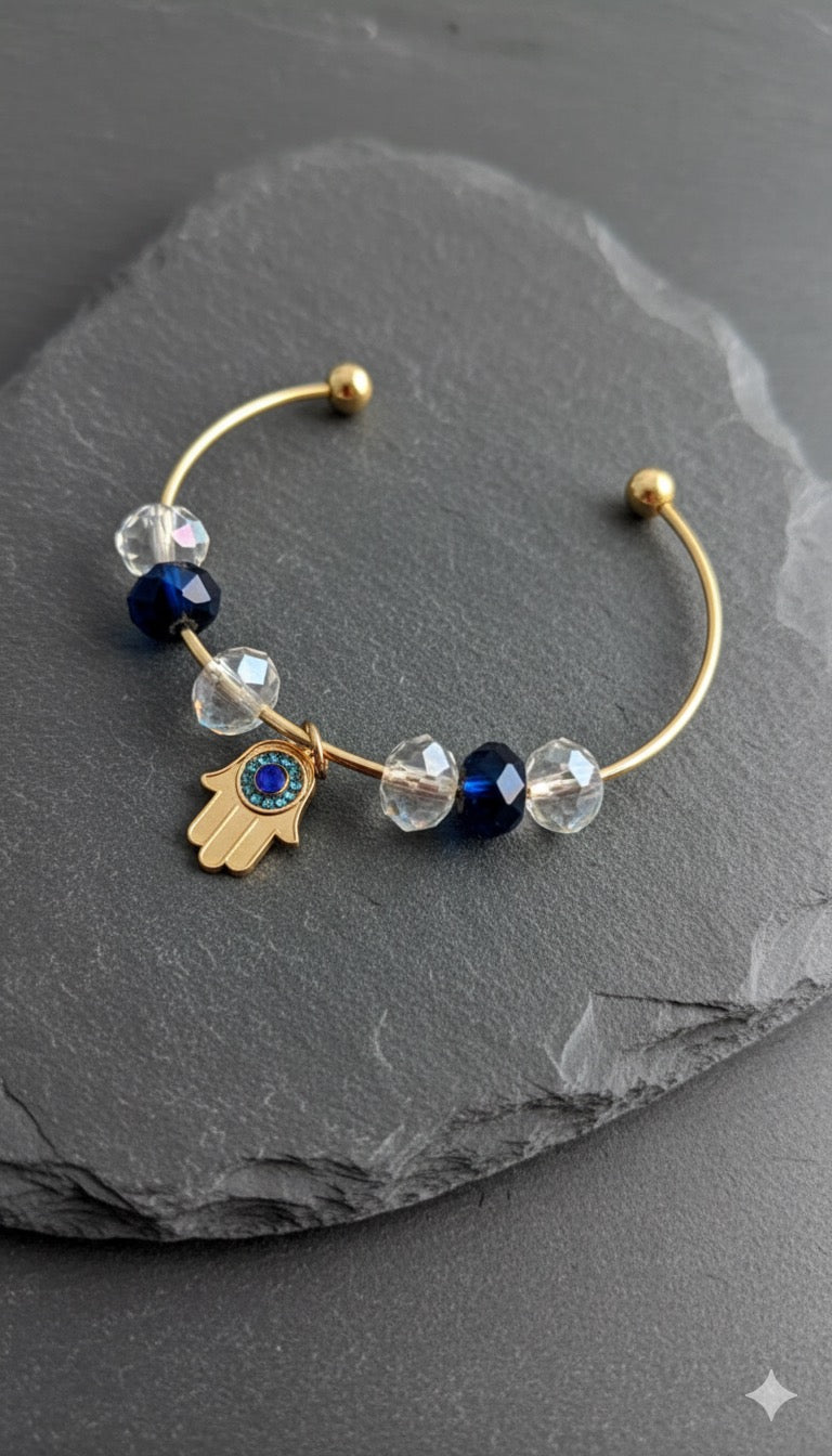 Hamsa Guardian Bangle