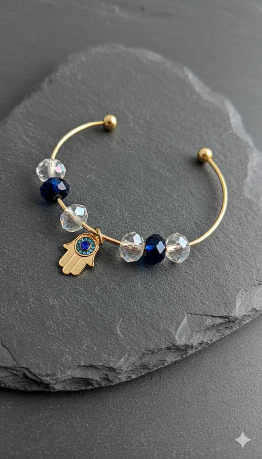 Hamsa Guardian Bangle