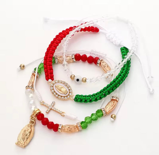 String & Beaded Bracelets