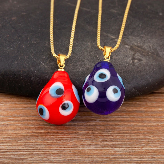 Ballon Evil Eye Necklace