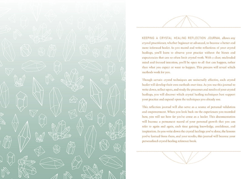 Crystal Healing Reflection Journal