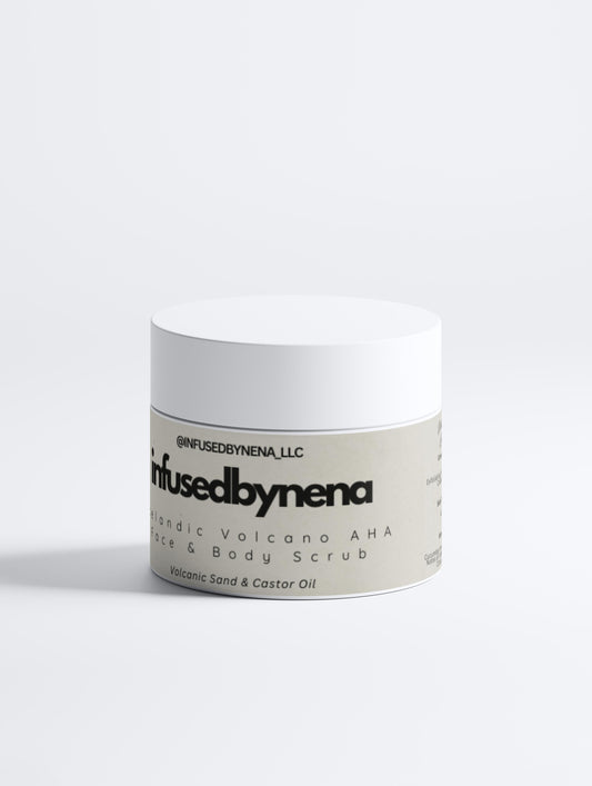 Infusedbynena Icelandic Volcano AHA Face & Body Scrub