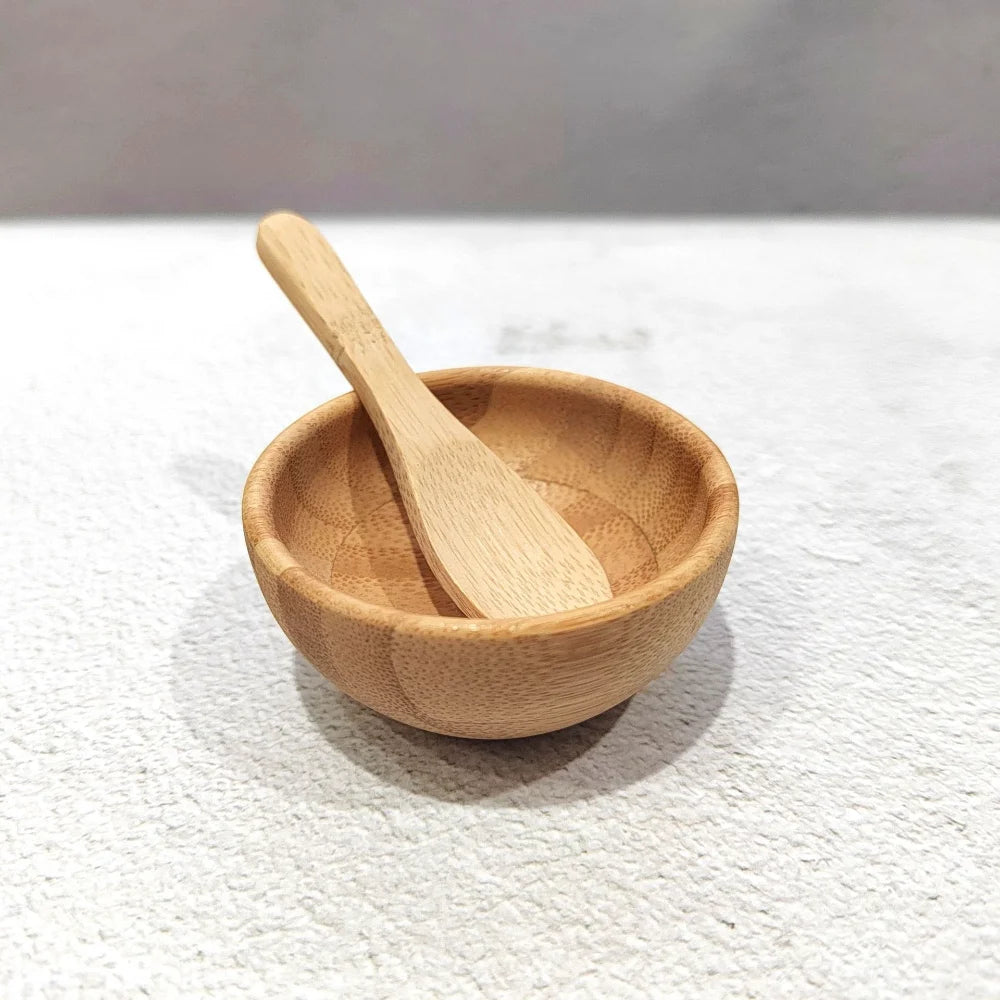Bamboo Face Mask Mixing Bowl Set