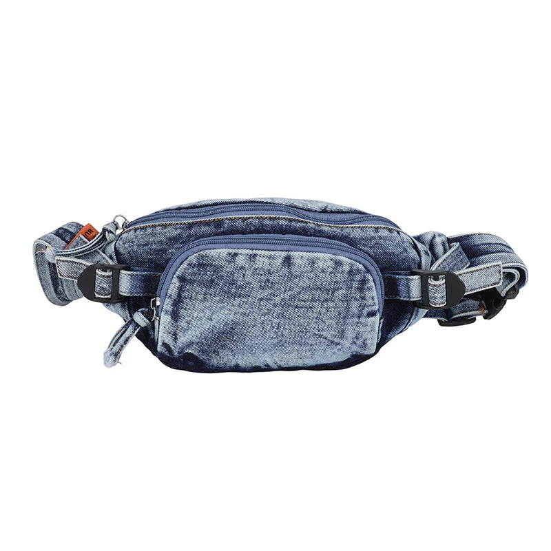 Denim Fanny Pack Inspired Crossbody