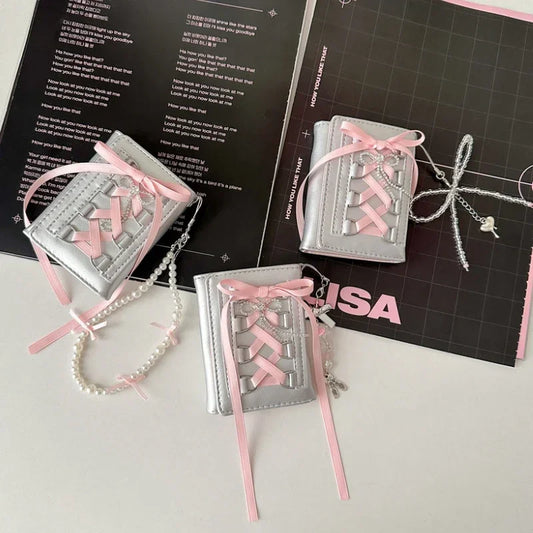 Laced Bow Wallet