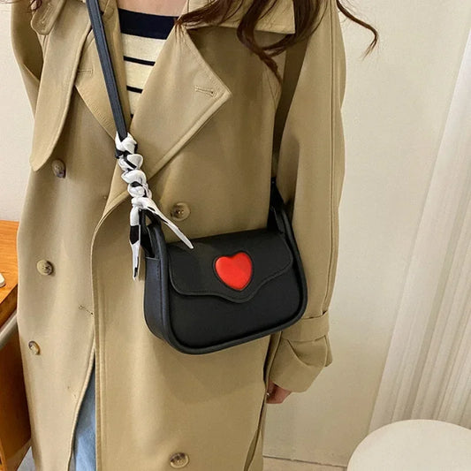 Heart Messenger Bag