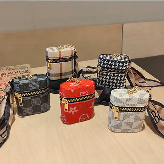 Mini Bucket Bag Air Pod Case/Keychain