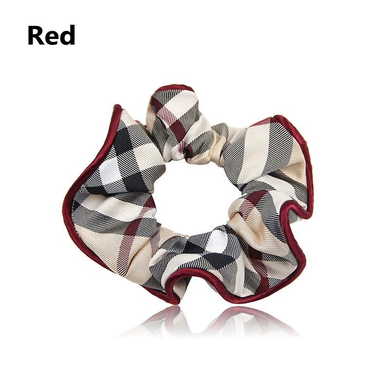 Plaid Hair Scrunchie