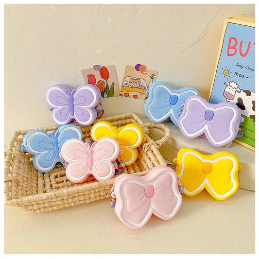 Girls Butterfly & Bow Crossbody