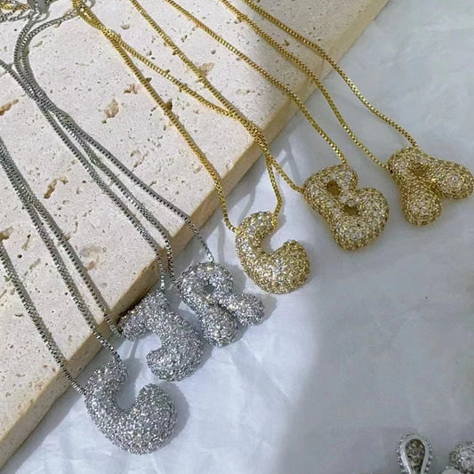 Bubble Letter Necklace