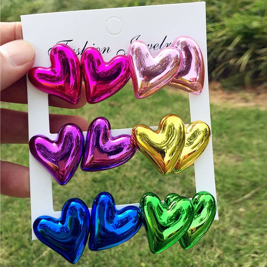 Bubble Heart Earrings
