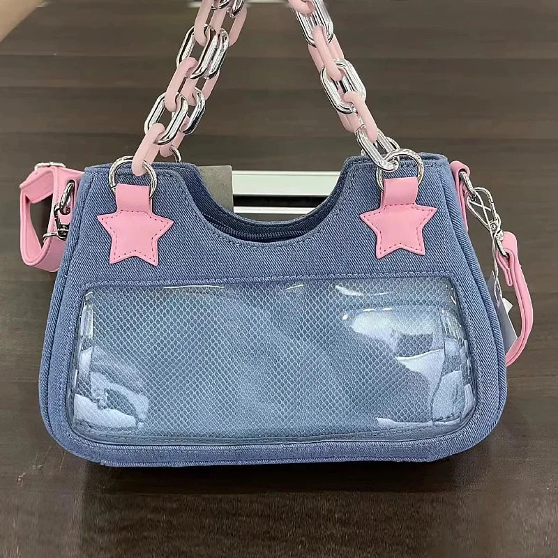 Star Denim Tote