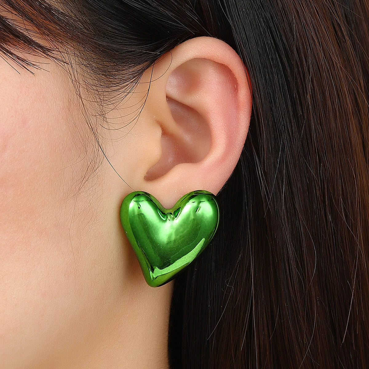 Bubble Heart Earrings