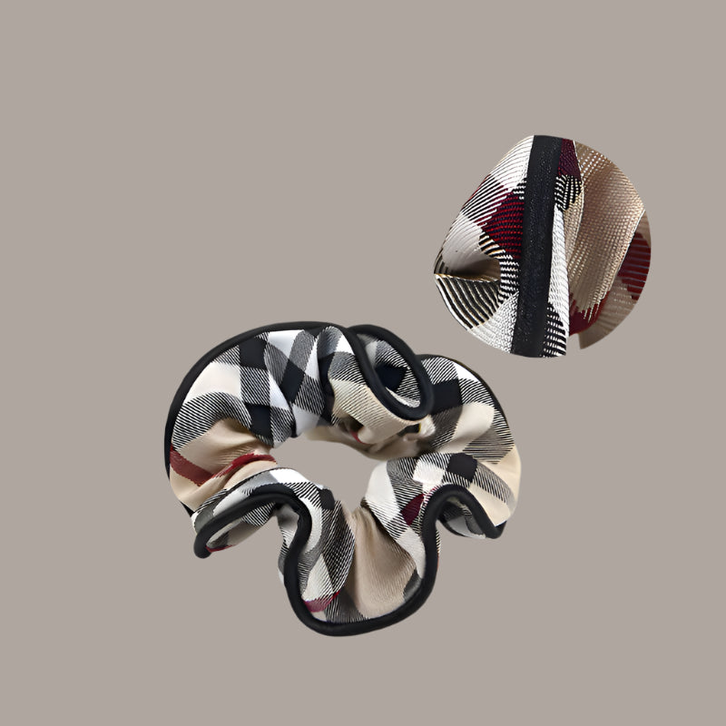 Plaid Hair Scrunchie