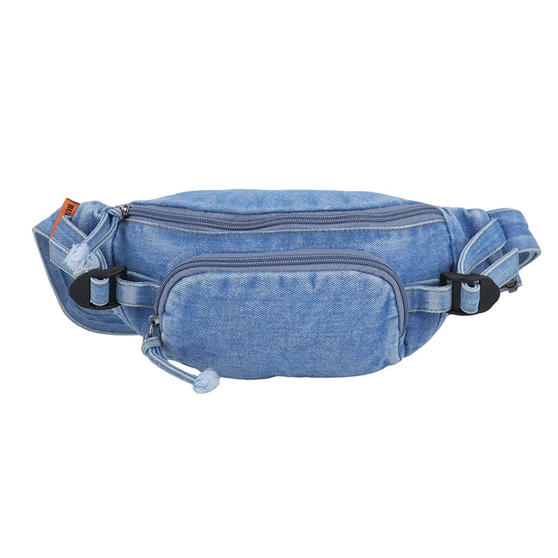 Denim Fanny Pack Inspired Crossbody