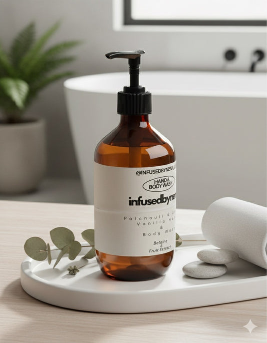 InfusedByNena's Hand & Body Wash - Patchouli & Amber Vanilla